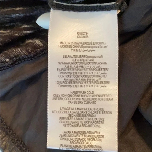 {BCBGMAXAZARIA} HARLOW Mixed Media Hi-lo Tank Top - Picture 7 of 7